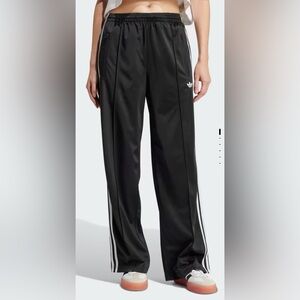 Adidas Adicolor Firebird Black Loose Wide-Leg Track Pants